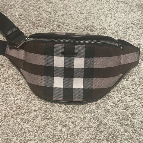 burberry fanny pack small|burberry check cason bum bag.